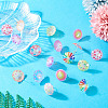20Pcs 10 Styles Acrylic Pendants MACR-TA0002-20-5