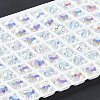 AB Color Plated Glass Beads EGLA-P059-03B-AB14-2