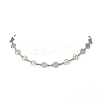 304 Stainless Steel Hollow Spiral Link Chain Necklaces for Women NJEW-JN06395-02-3