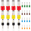 5 Sets Plastic & Stainless Steel Clay Round Hole Cutter TOOL-CP0001-44-1
