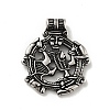 304 Stainless Steel Pendants STAS-C053-15AS-1