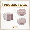 1Pc 3-Slot Octagon Velvet Rings Storage Boxes CON-LP0001-89A-2