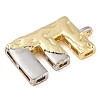 Brass Pendants PALLOY-S036-01G-E-2