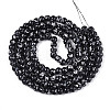 Baking Paint Glass Beads Strands DGLA-N015-6mm-10-2