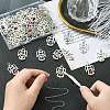 60Pcs 15 Colors Acrylic Pendants PALLOY-CJ00097-5