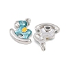 Brass Enamel Pendants KK-B157-25P-2