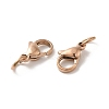 PVD Vacuum Plating 304 Stainless Steel Lobster Claw Clasps LS-STAS-K155-C-11RG-2