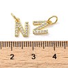 Brass Micro Pave Cubic Zirconia Pendants KK-M273-02G-N-3