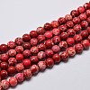 Natural Imperial Jasper Beads Strands X-G-I122-6mm-04-1