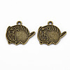 Tibetan Style Alloy Pendant Enamel Settings LS-TIBEP-N010-023AB-RS-1