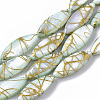 Drawbench Freshwater Shell Beads Strands SHEL-T014-008B-03-1