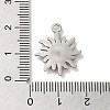 Non-Tarnish 304 Stainless Steel Pendants STAS-R223-09-3