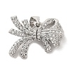 Brass Micro Pave Clear Cubic Zirconia Pendants FIND-Z041-01P-1