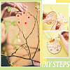 Easter Theme Unfinished Wood Pendant Decorations HJEW-WH0043-58-4