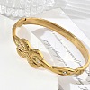 304 Stainless Steel Hinged Cuff Bangles SA-CBAB92B-13G-4