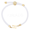 1pc Adjustable Nylon Cord Slider Bracelets for Women BJEW-LP0001-33H-G-1