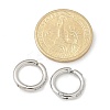 304 Stainless Steel Micro Pave Clear Cubic Zirconia Cuff Earrings EJEW-C096-60P-3