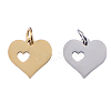 20Pcs 2 Colors 304 Stainless Steel Pendants STAS-CJ0001-154-1