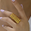 Fashionable European and American Wheat Spike Lucky Ring Open Female Ring. BD9043-1