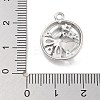 Brass Pave Clear Cubic Zirconia Pendants LS-KK-Z061-19P-3