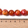Natural Agate Beads Strands G-Z145-B01-14mm-A-5