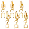 6Pcs Brass Watch Band Clasps DIY-BC0013-44B-G-1