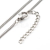 Non-Tarnish 316 Surgical Stainless Steel Venetian Chain Necklaces NJEW-JN03638-1