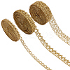2 Rolls Metallic Yarn Lace Trim OCOR-GF0005-58A-6