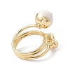 Enamel Round with Evil Eye Finger Rings RJEW-A014-01G-06-3
