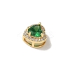 Brass Micro Pave Cubic Zirconia Beads KK-I276-46G-05-2