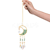 Crystal Chandelier Glass Teardrop Pendant Decorations HJEW-PH01778-03-3