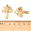 304 Stainless Steel Rhinestone Pendants STAS-Z145-15G-01-3
