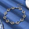 304 Stainless Steel Vortex Link Bracelets for Men & Women BJEW-D042-27P-3
