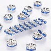 Brass Rhinestone Spacer Beads RSB04C08-1