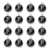 Platinum Plated Alloy Charms X-ENAM-S118-02F-P-2