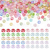 250Pcs 10 Colors Transparent Glass Beads GLAA-TA0002-86-2