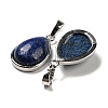 Natural Lapis Lazuli Dyed Pendants G-I358-B21-2