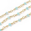 Natural Amazonite Handmade Beaded Chains CHC-K008-A04-3
