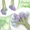 12Pcs 2 Colors Cloth Double-head Tulip Ornament Accessories FIND-CY0001-39-6