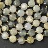 Natural Green Rutilated Quartz Beads Strands G-C116-A145-01-2