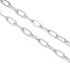 2.5MM 304 Stainless Steel Paperclip Chain Necklace Making AJEW-JB01496-01-3