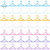 42Pcs 7 Colors Opaque & Transparent Acrylic Earring Display Accessories EDIS-PH0001-33-1