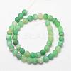 Natural Striped Agate/Banded Agate Bead Strands G-K166-12-6mm-2