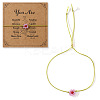 Daisy Charm Glass Seed Bead Slider Bracelets JL6020-9-1