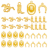 80Pcs 4 Tibetan Styles Alloy Pendants FIND-UN0004-28A-1