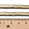 Electroplated Non-magnetic Synthetic Hematite Beads Strands G-G089-A02-03-4