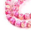 Baking Paint Glass Beads Strands DGLA-N003-10mm-A01-3