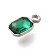 304 Stainless Steel Pendants STAS-Q346-03P-08-3