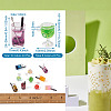 64Pcs 16 Style Imitation Juice Draft Beer Resin Pendants CRES-PJ0001-02-3