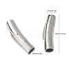 Tarnish Resistant Column 316 Surgical Stainless Steel Bayonet Clasps X-STAS-A021-5mm-3